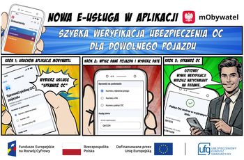 Nowa usługa w mObywatelu - kierowcy sprawdzą ubezpieczenie OC w kilkadziesiąt sekund
