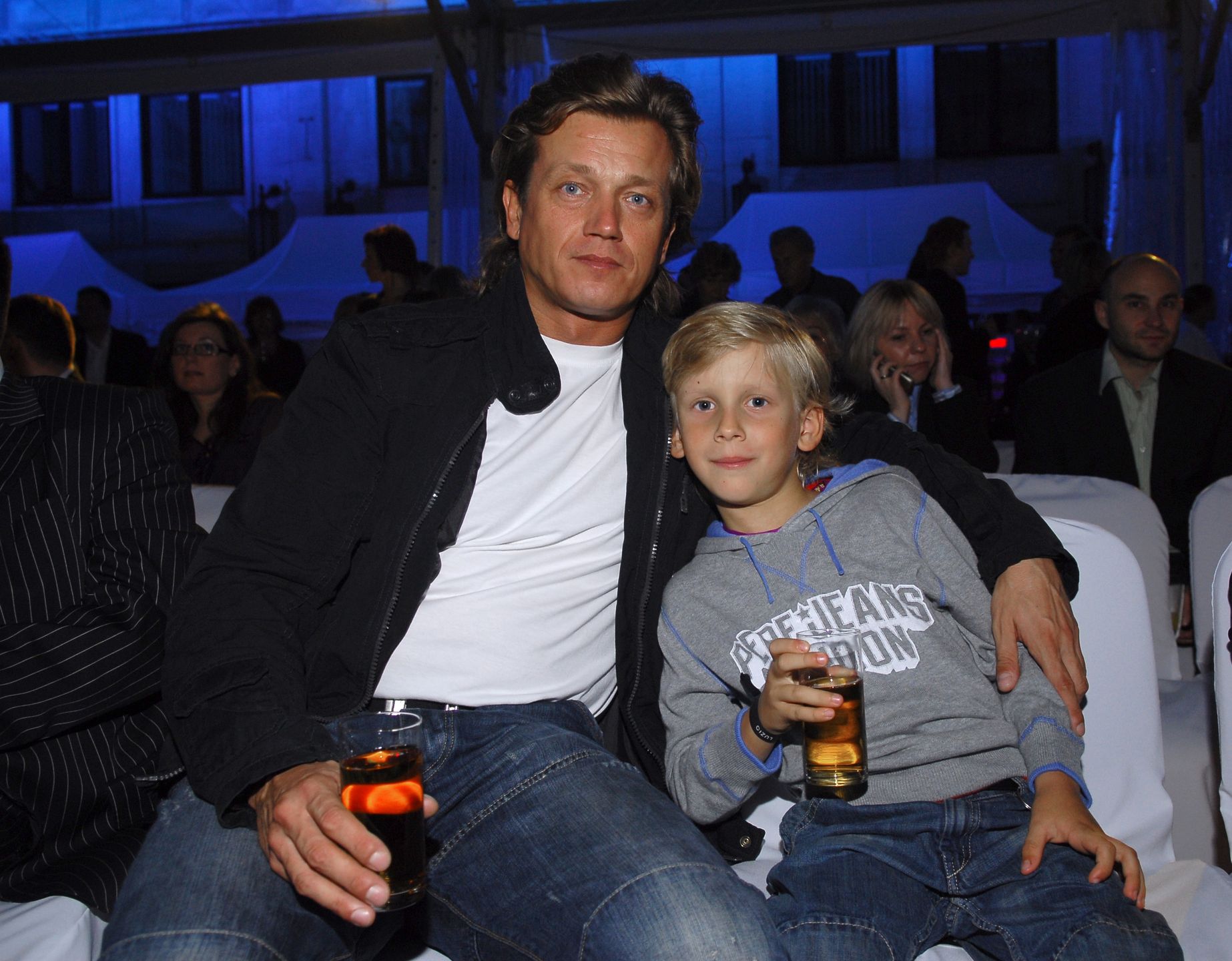 Jarosław Jakimowicz z synem (2007)