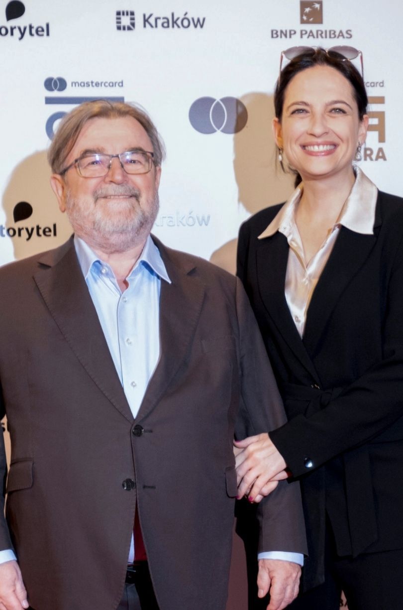Anna Cieślak i Edward Miszczak pozują na festiwalu OFF Camera