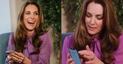 Wyluzowana Kate Middleton w czasie sesji Q&A pokazuje, jakich EMOJI używa najczęściej w swoim telefonie (ZDJĘCIA)