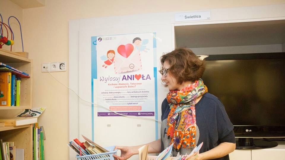 Natalia Voytsel jest pomysłodawcą akcji "Wylosuj Anioła"