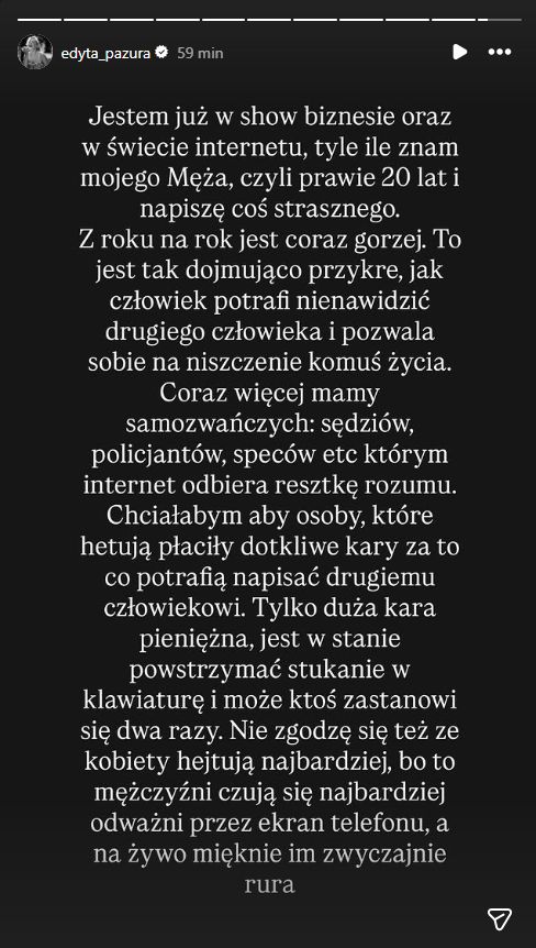 Wpis Edyty Pazury