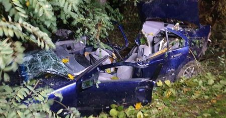 Lubelskie. Bmw uderzyło w drzewo. Nie żyje kierowca i 15-latek