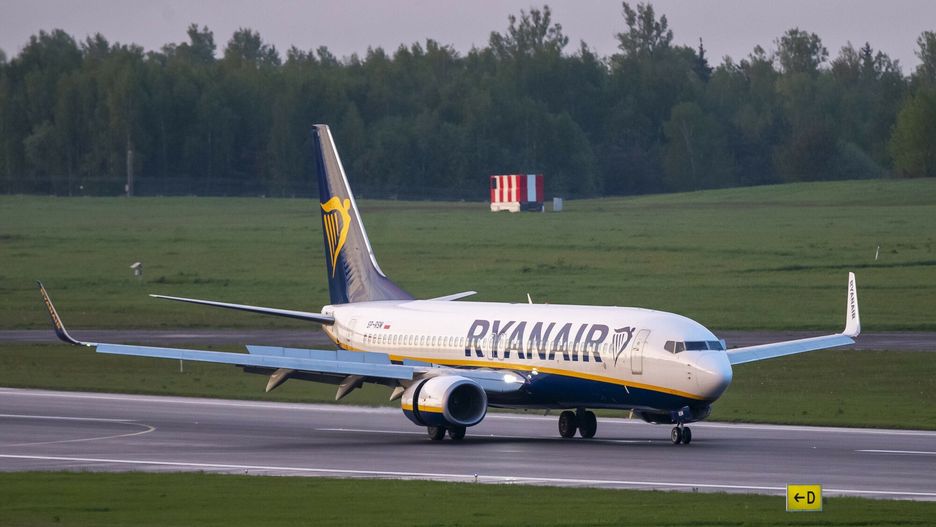 Samolot Ryanair wylądował w Mińsku na Białorusi