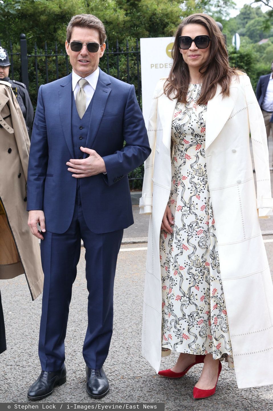 Tom Cruise i Hayley Atwell na trybunach Wimbledonu