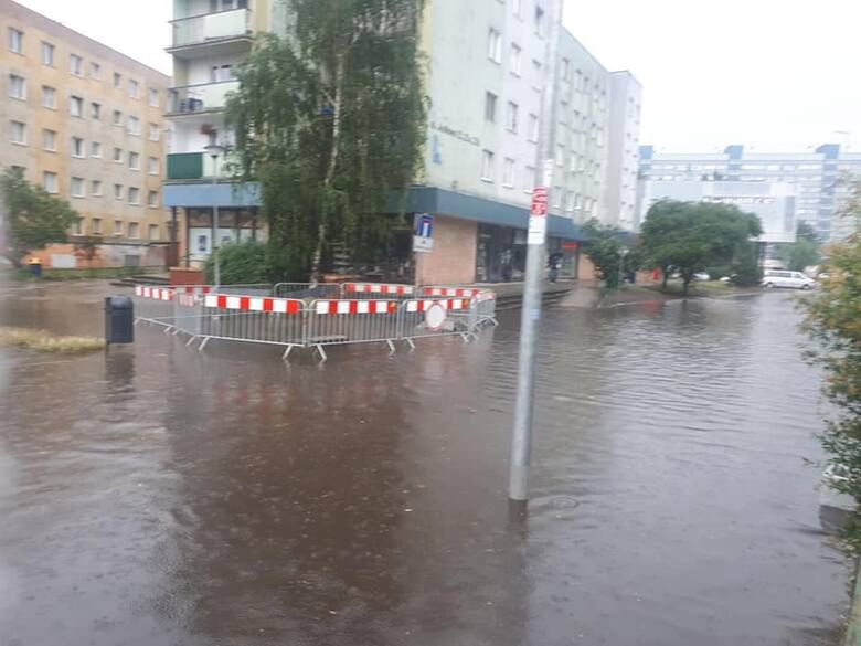 W wyniku ulewy w zachodniopomorskiem było wiele podtopień