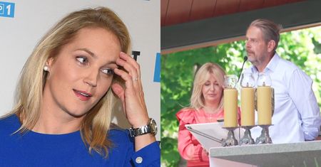 Dominika Chorosińska pozdrawia z uroczystości religijnej: fotka z Wojciechem Modestem Amaro i wspólna modlitwa z telefonem w ręku (FOTO)