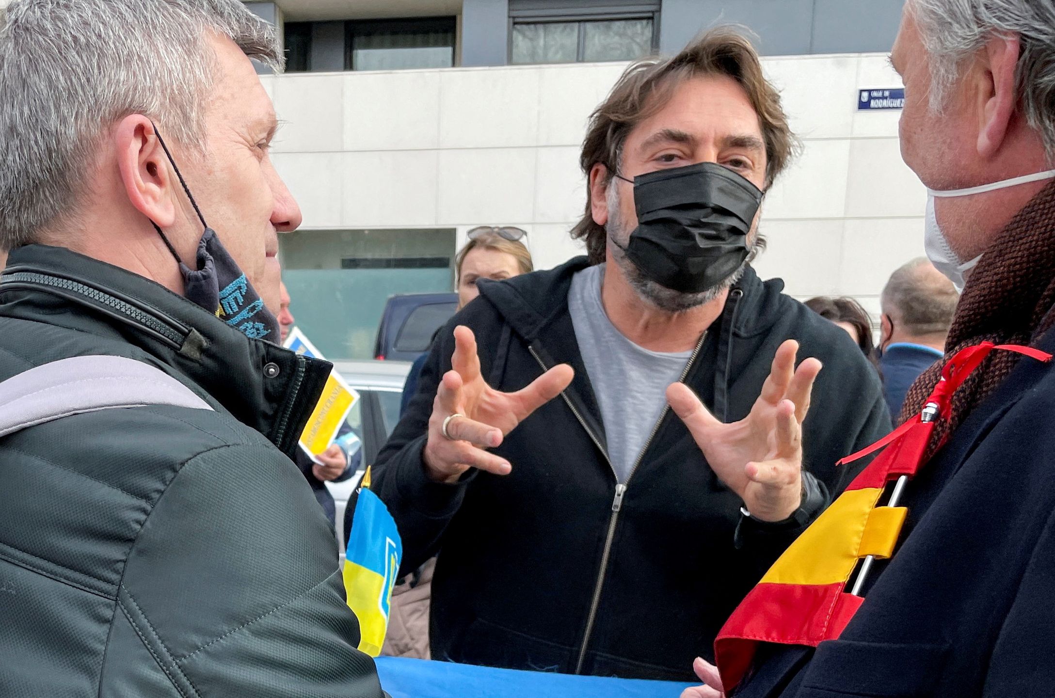 Javier Bardem protestował przeciwko rosyjskiej agresji na Ukrainę