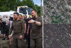 Zełenski znów ze łzami w oczach. Prezydent Ukrainy na miejscu tragedii