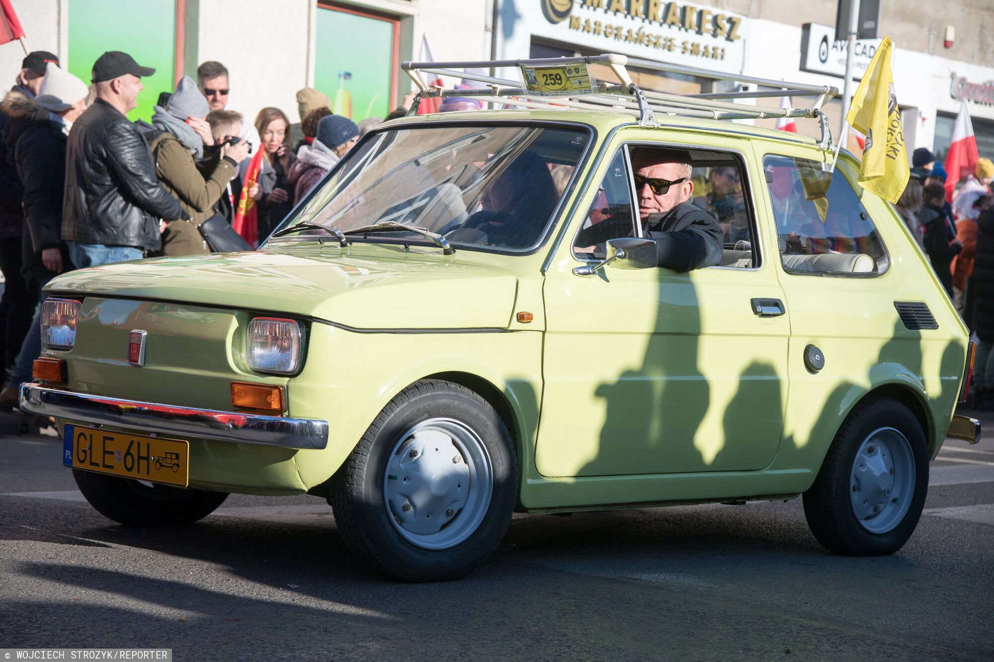 Reporter archiwum 2023 11
11.11.2023 Gdansk Narodowe Swieto Niepodleglosci Parada Niepodleglosci 2023 samochod Polski Fiat 126p
Fot. Wojciech Strozyk/REPORTER *** Local Caption ***
Wojciech Strozyk/REPORTER