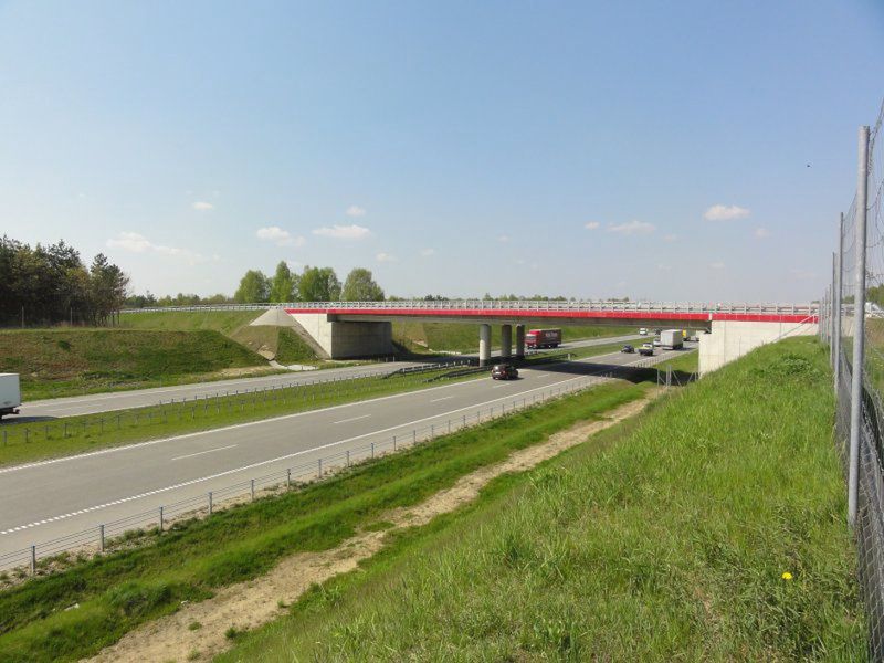 Budowa autostradowej (A1) obwodnicy Częstochowy, 422 km, maj 2022 r.