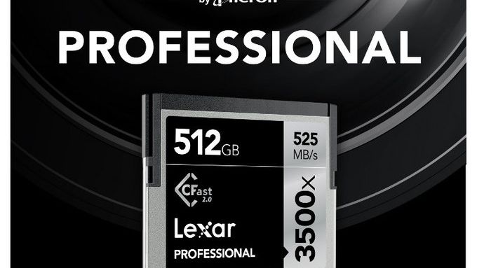 Lexar Professional x3500 CFast 2.0 512 GB - pół terabajta danych na jednej karcie 1