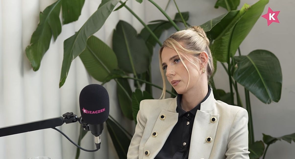 Faustyna Martyniuk podczas rozmowy 