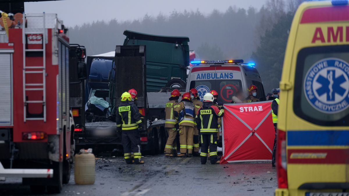 Tragiczny karambol na S1