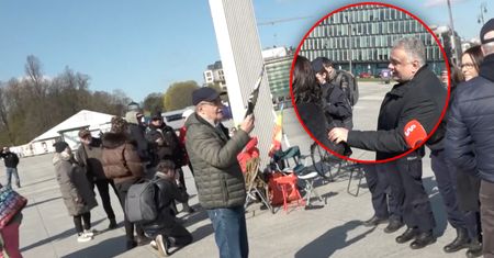 "Idź, ty gnido jedna"! Incydent z właścicielem TV Republika podczas obchodów rocznicy smoleńskiej