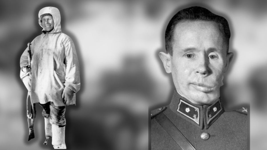 Simo Häyhä. Ilustracja poglądowa