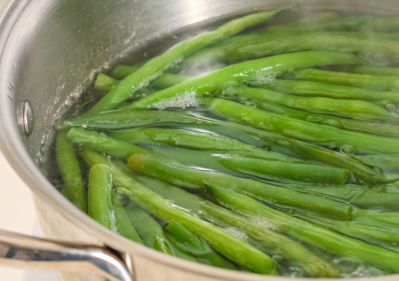 Serve the green beans this way. It will impress the household members.