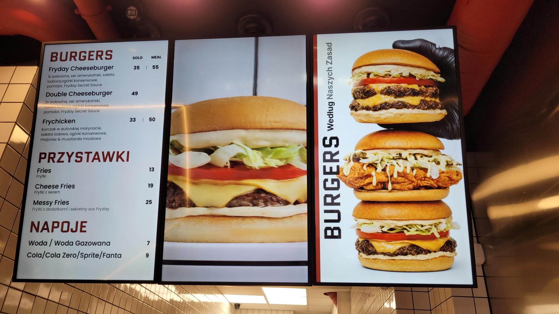 Burgery, które będzie serwować Adi Foxx w swoim lokalu