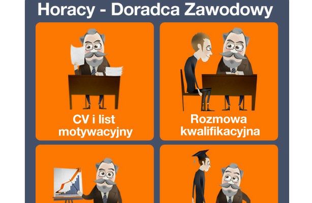 Horacy - wirtualny doradca zawodowy (fot.: Gazeta Praca / Facebook)