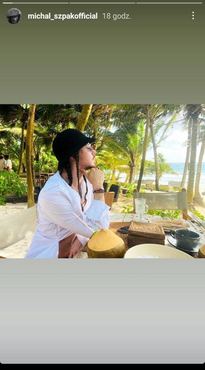 Michał Szpak na egzotycznych wakacjach