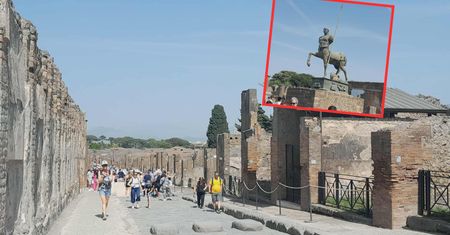 Polak zatrzymany we Włoszech. Wziął kilka kamieni w Pompejach
