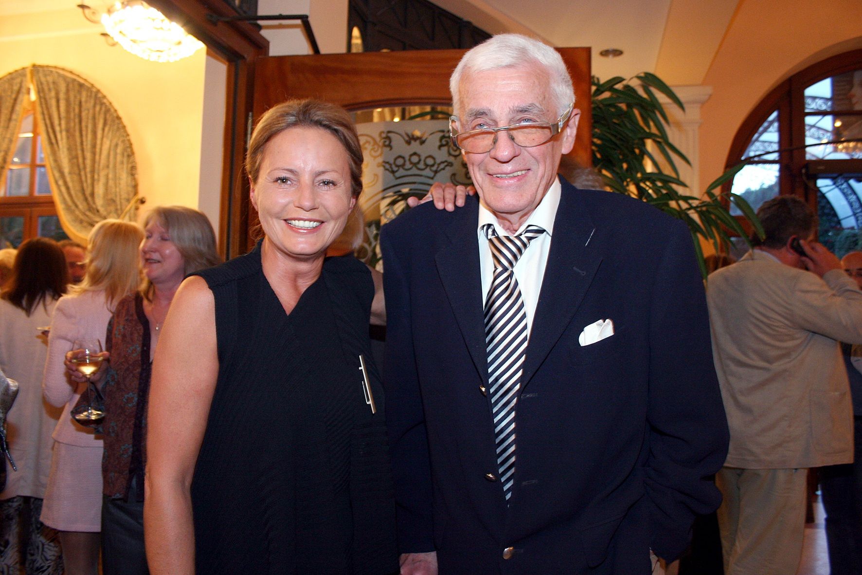 Magdalena Cwenówna i Adam Hanuszkiewicz w 2005 roku