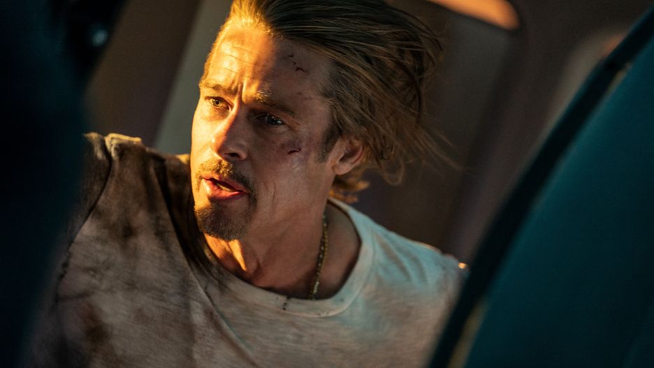 Brad Pitt stars in Bullet Train.
Photo Credit : Scott Garfield