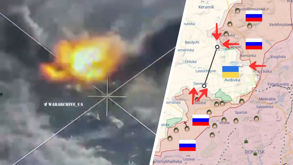 Sytuacja pod Awdijiwką 