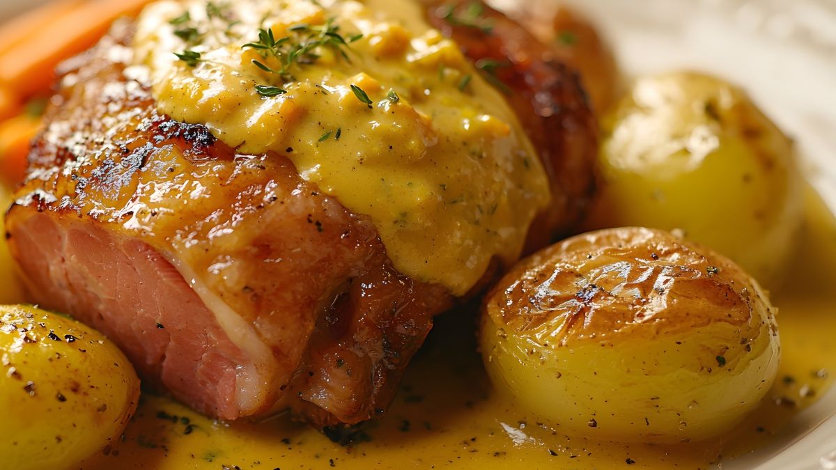 Golonka w sosie chrzanowym