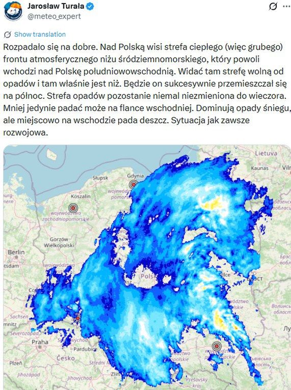 Według prognoz od piątku temperatura zacznie wzrastać