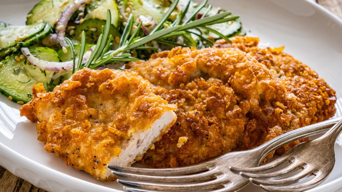 Pyszne kotleciki w panierce z parmezanem