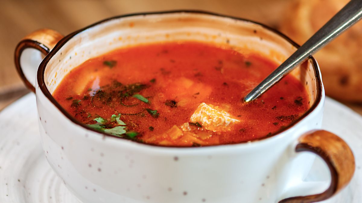 Zupa krem z serkiem wiejskim