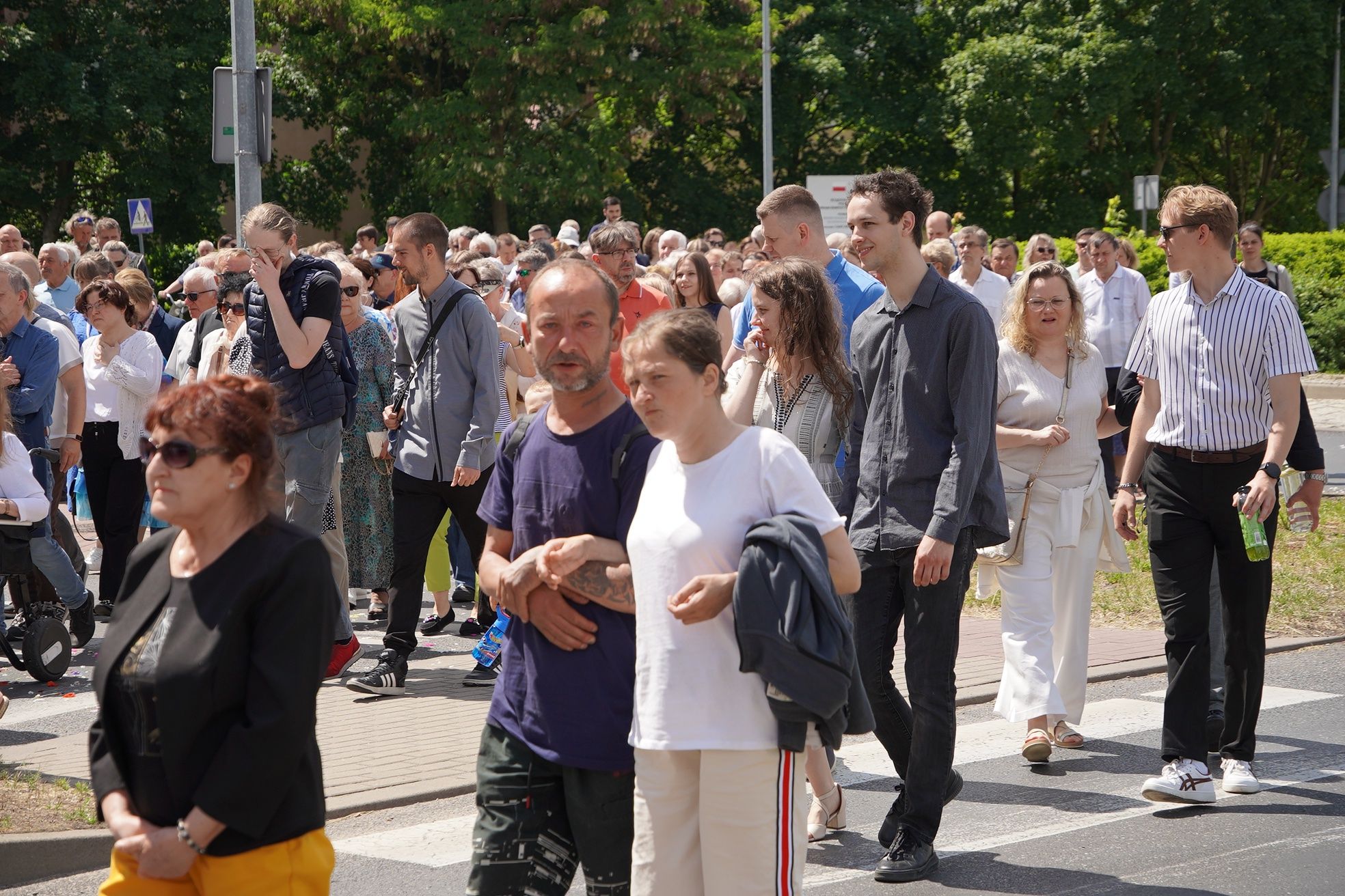 Procesja Bożego Ciała w parafii pw. Św. Antoniego w Pile