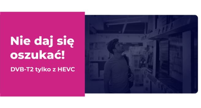 Zmiana standardu naziemnej telewizji. Ostrzeżenie przed oszustami