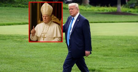 Trump kpi z konklawe? Opublikował kontrowersyjną grafikę