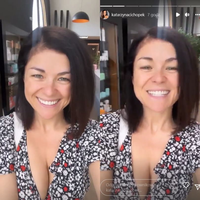 Katarzyna Cichopek prezentuje naturalne oblicze i pozuje wśród słoneczników