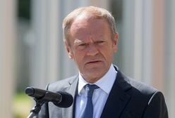 Incydent podczas konferencji Donalda Tuska. "Widzę, że umie pan gwizdać"