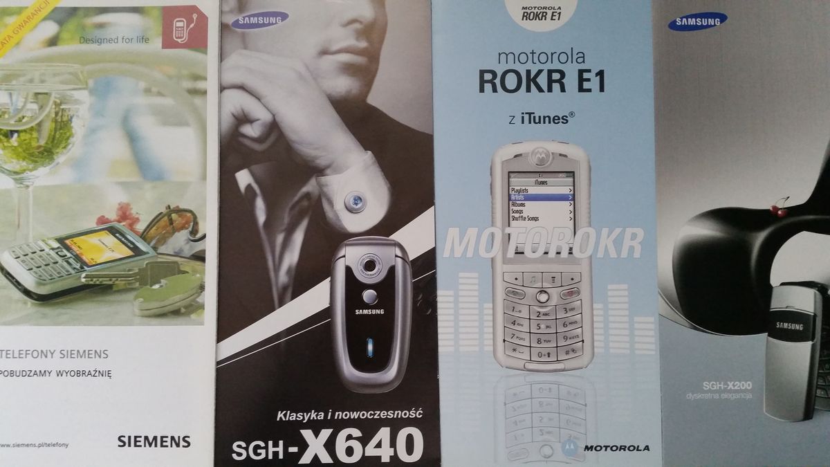 10 lat minęło, czyli ulotki promocyjne z 2005 roku 1
