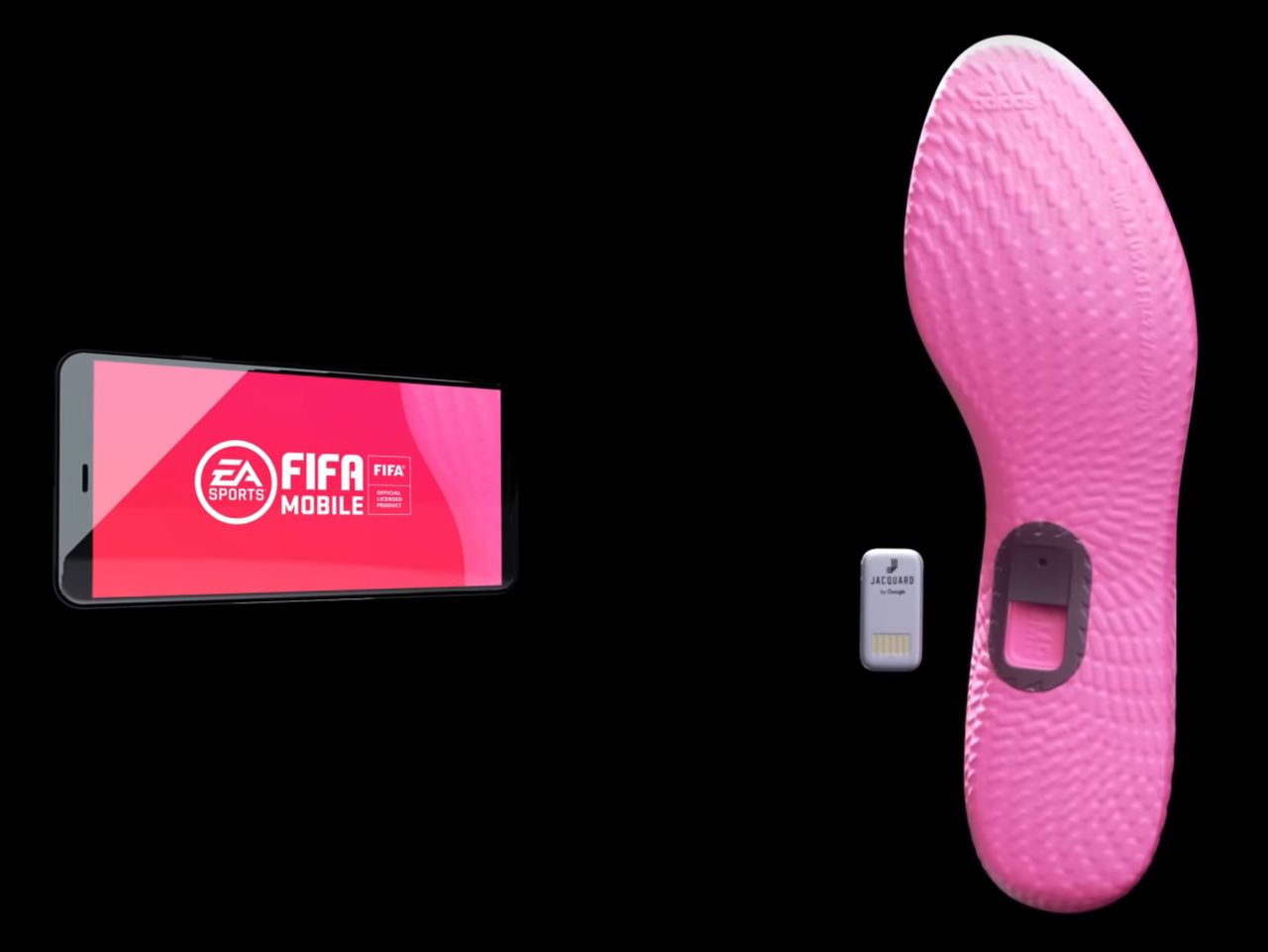 Wkładki do butów dla graczy w smartfonową produkcję FIFA Mobile