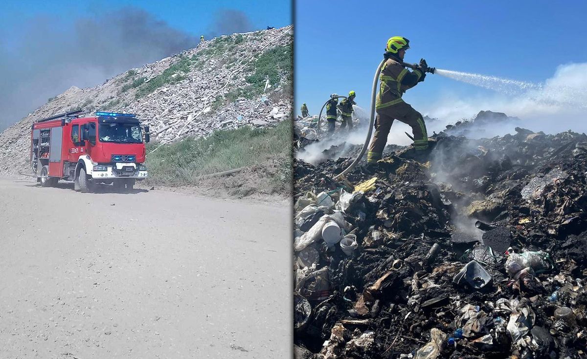 Duży pożar na Pomorzu. "Ogromne zadymienie"