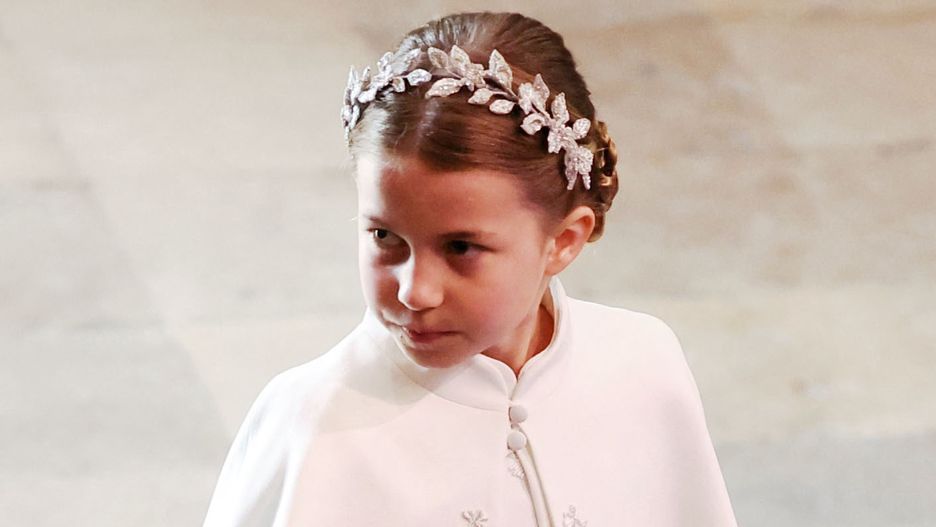Księżniczka Charlotte podczas koronacji Karola III