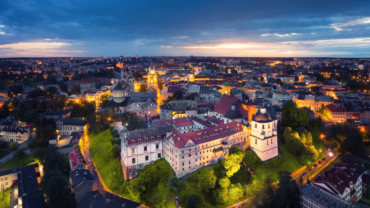 Lublin z lotu ptaka