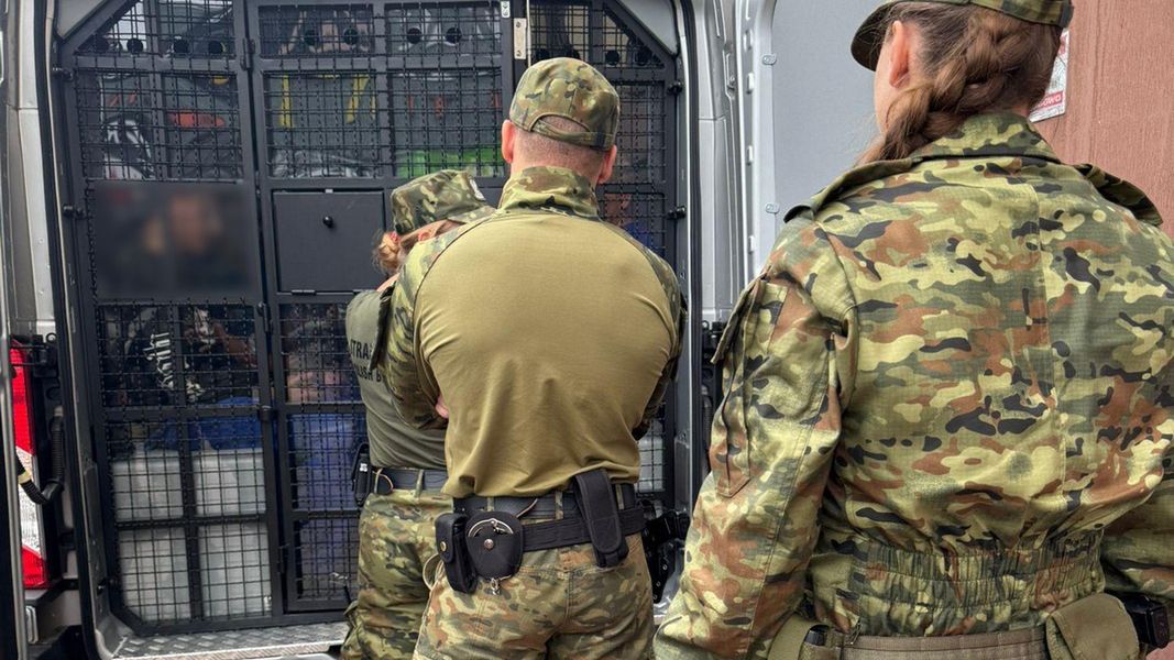 Zatrzymanie cudzoziemca przez straż graniczną 