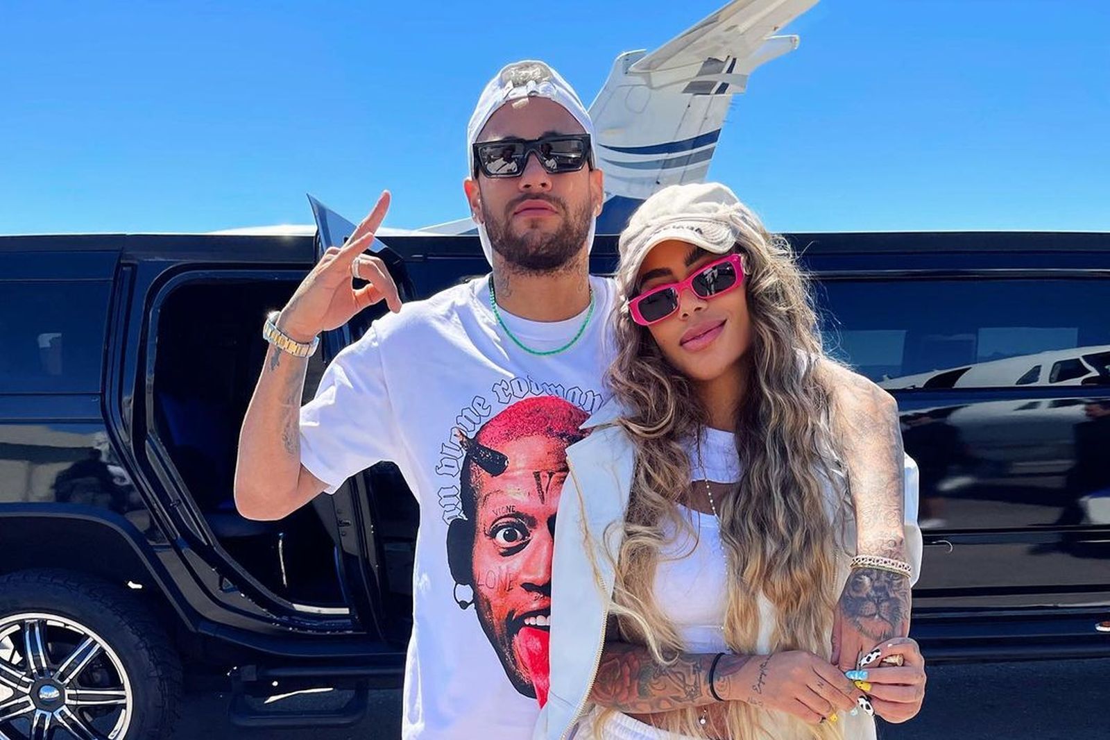 Na zdjęciu: Rafaella Santos i Neymar