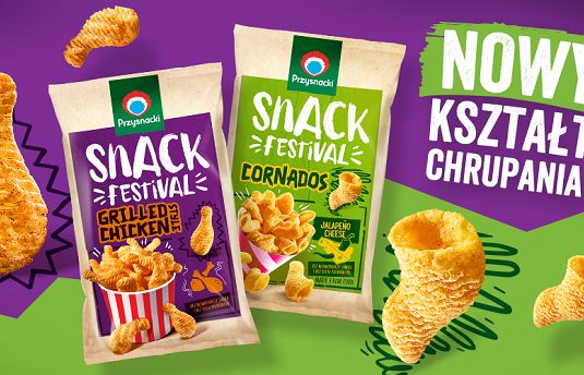 „Nowy kształt chrupania” reklamuje Przysnacki Snack Festival