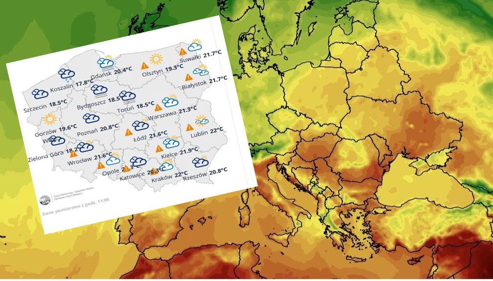 Niebezpieczna pogoda w Polsce. Uwaga na burze 