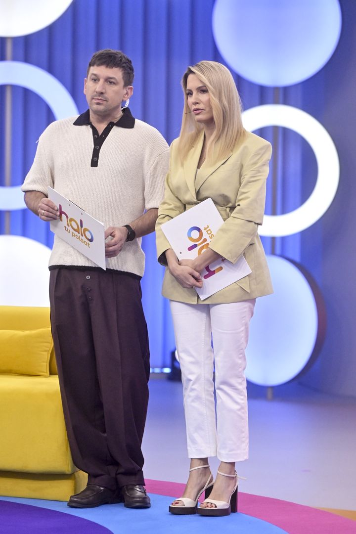 Maciej Rock i Agnieszka Hyży w "Halo tu Polsat"