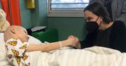 Angelina Jolie odwiedziła ukraińskie dzieci. Aktorka pojawiła się w rzymskim szpitalu