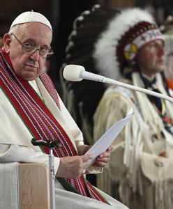 Papież Franciszek w Kanadzie. Mówił o krzywdach wyrządzonych przez katolików