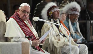 Papież Franciszek w Kanadzie. Mówił o krzywdach wyrządzonych przez katolików